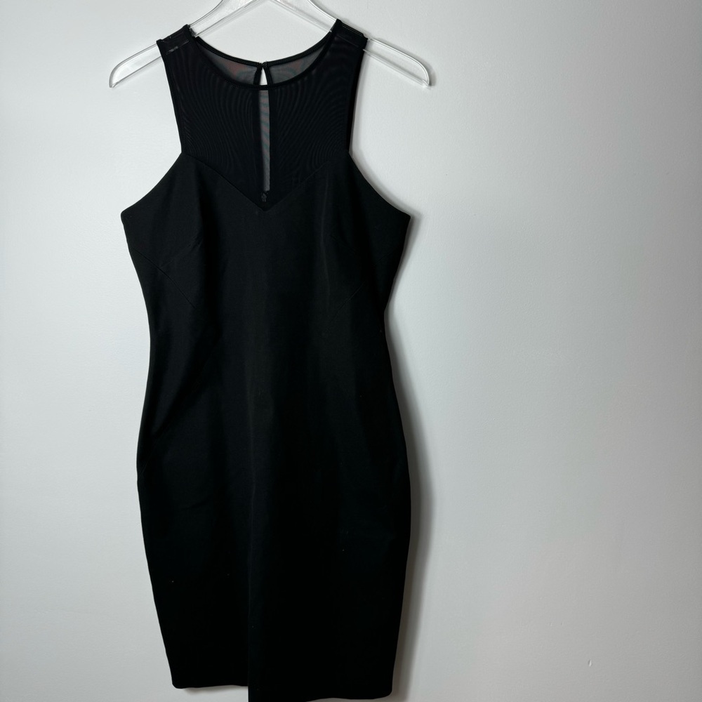 NWT Banana Republic Mesh Top black dress size 10 1887